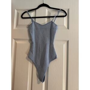superdown Sparkly Blue Bodysuit